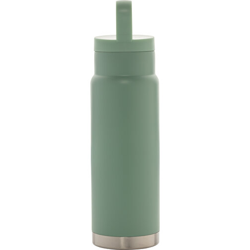 Auslaufsichere Vakuum-Flasche Mit Tragegriff, Grün , grün, Edelstahl, 28,30cm (Höhe), Bild 5