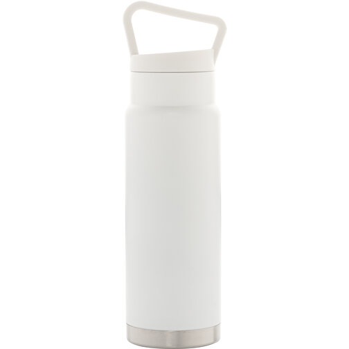 Auslaufsichere Vakuum-Flasche Mit Tragegriff, Weiß , weiß, Edelstahl, 28,30cm (Höhe), Bild 4