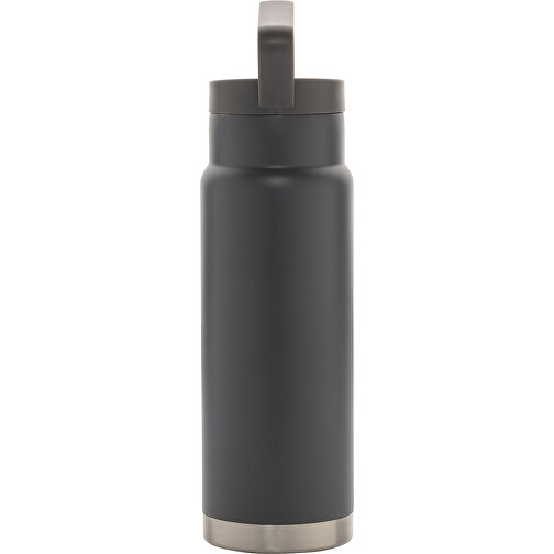 Auslaufsichere Vakuum-Flasche Mit Tragegriff, Grau , grau, Edelstahl, 28,30cm (Höhe), Bild 3