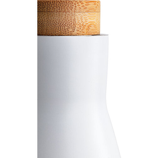 Clima Auslaufsichere Vakuum-Flasche, Weiss , weiss, Edelstahl, 23,20cm (Höhe), Bild 5