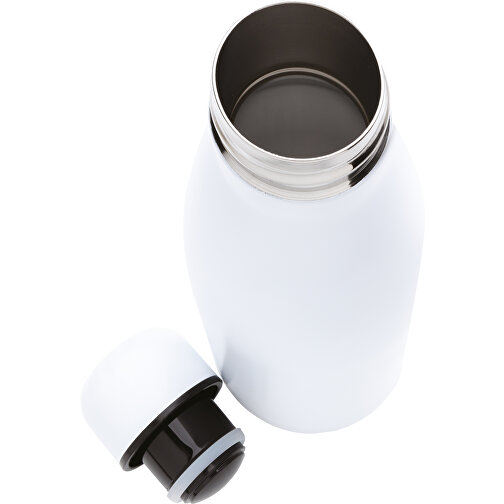 Einfarbige Vakuumisolierte Stainless Steel Flasche, Weiß , weiß, Edelstahl, 25,80cm (Höhe), Bild 4