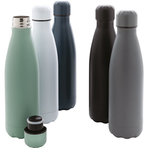 Einfarbige Vakuumisolierte Stainless Steel Flasche, Weiss , weiss, Edelstahl, 25,80cm (Höhe), Bild 6
