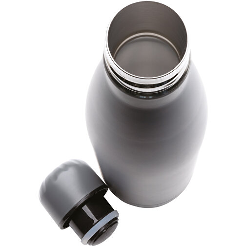 Einfarbige Vakuumisolierte Stainless Steel Flasche, Grau , grau, Edelstahl, 25,80cm (Höhe), Bild 4