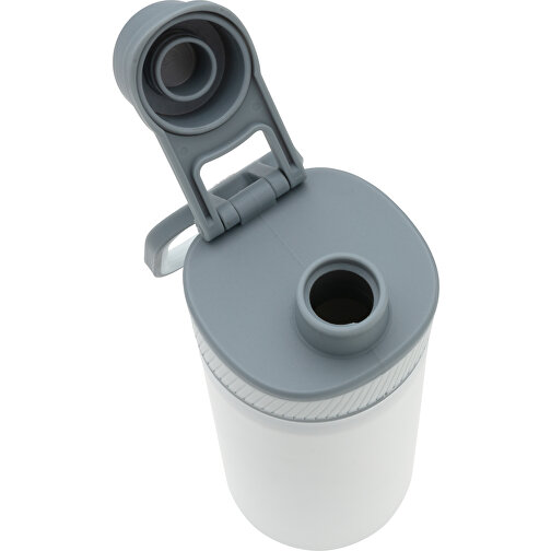 Sport Vakuum-Flasche Aus Stainless Steel 550ml, Weiß , weiß, Edelstahl, 20,00cm (Höhe), Bild 6