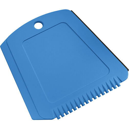 Eiskratzer Recycling 'Alpha' , recycling blau, PSR+TPE, 12,00cm x 0,40cm x 12,00cm (Länge x Höhe x Breite), Bild 1