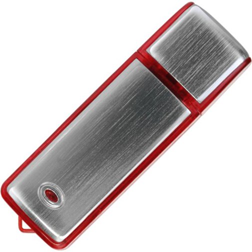 USB-Stick AMBIENT  128GB , Promo Effects MB , rot MB , 131 GB , Aluminium / Kunststoff MB , 3 - 10 MB/s MB , 6,70cm x 0,90cm x 2,10cm (Länge x Höhe x Breite), Bild 1