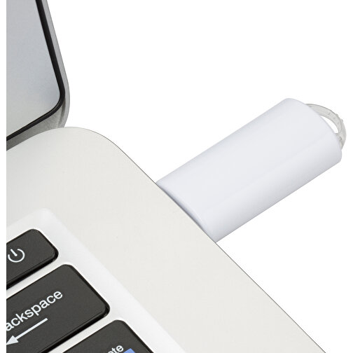 USB-Stick SPRING 128GB , Promo Effects MB , weiß MB , 131 GB , Kunststoff MB , 3 - 10 MB/s MB , 5,80cm x 1,20cm x 2,10cm (Länge x Höhe x Breite), Bild 5
