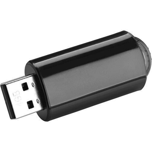 USB-Stick SPRING 128GB , Promo Effects MB , schwarz MB , 131 GB , Kunststoff MB , 3 - 10 MB/s MB , 5,80cm x 1,20cm x 2,10cm (Länge x Höhe x Breite), Bild 1