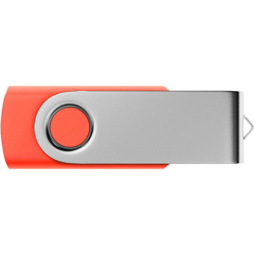 USB-Stick SWING 3.0 128 GB , Promo Effects MB , rot MB , 131 GB , Kunststoff, Metall MB , 10 - 45 MB/s MB , 5,80cm x 1,09cm x 1,90cm (Länge x Höhe x Breite), Bild 2