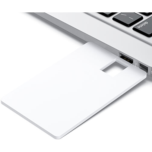 USB-Stick CARD Swivel 2.0 128GB , Promo Effects MB , weiß MB , 131 GB , Aluminium MB , 3 - 10 MB/s MB , 8,45cm x 0,25cm x 52,50cm (Länge x Höhe x Breite), Bild 5