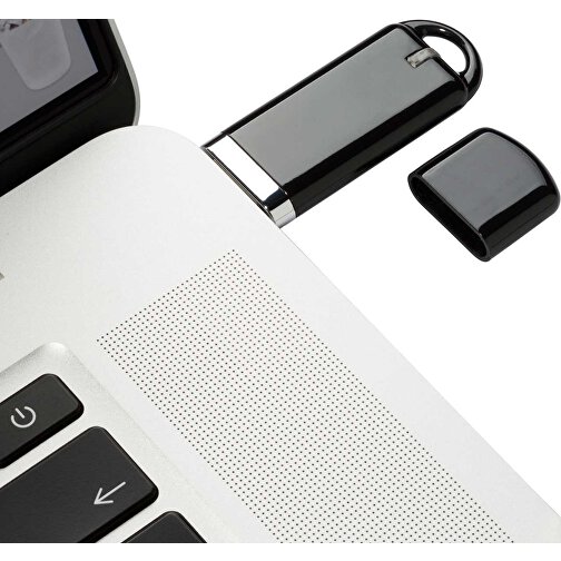 USB-Stick Focus Glänzend 2.0 128GB , Promo Effects MB , schwarz MB , 131 GB , Kunststoff MB , 3 - 10 MB/s MB , , Bild 4