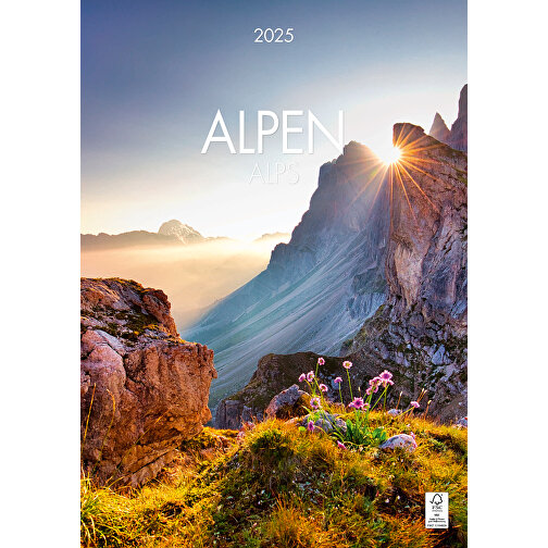 Alpen – Alps , Papier, 47,80cm x 29,70cm (Höhe x Breite), Bild 1