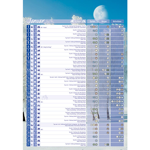 Mondkalender , Papier, 34,00cm x 23,70cm (Höhe x Breite), Bild 2