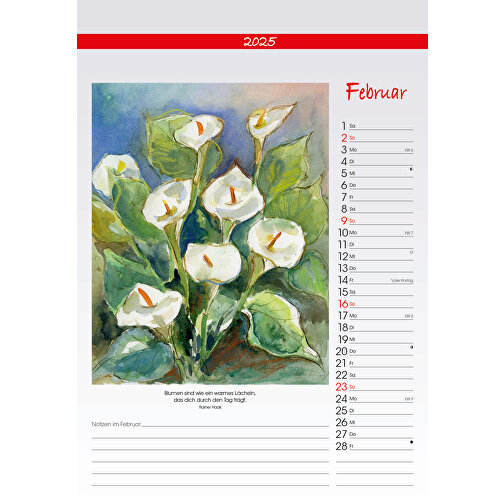 Blütenreigen , Papier, 34,00cm x 23,70cm (Höhe x Breite), Bild 3