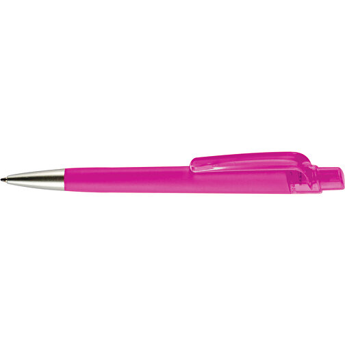 Kugelschreiber Prisma , rosa, ABS, 14,50cm (Länge), Bild 3