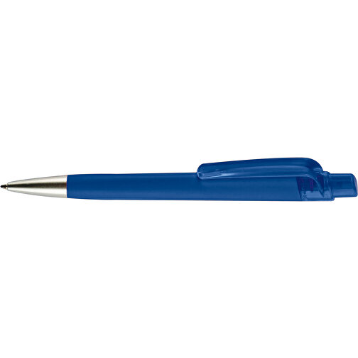 Kugelschreiber Prisma , dunkelblau, ABS, 14,50cm (Länge), Bild 3