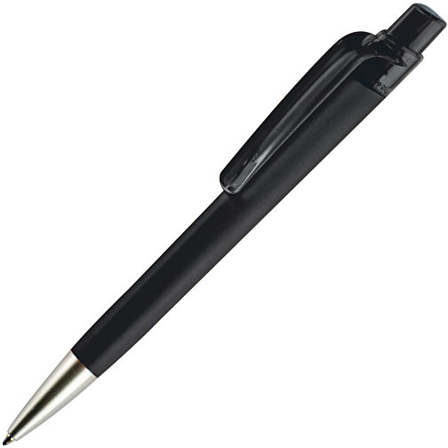 Kugelschreiber Prisma , schwarz, ABS, 14,50cm (Länge), Bild 2