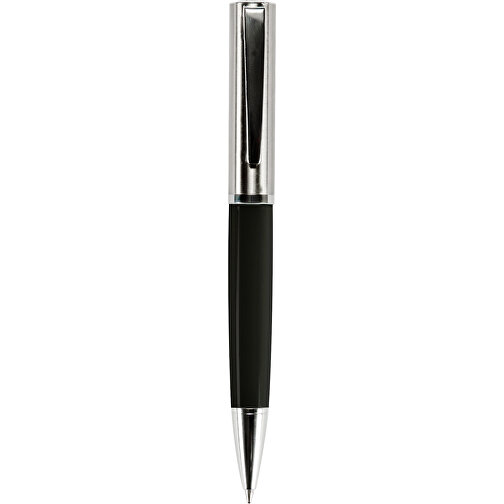 Kugelschreiber Laredo , schwarz, Metall, 17,00cm x 3,20cm x 5,70cm (Länge x Höhe x Breite), Bild 1