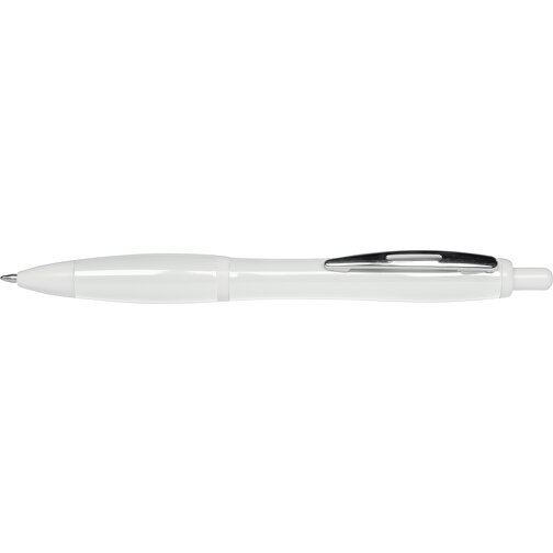 Kugelschreiber Hawai Protect , weiß, ABS & Metall, 14,00cm (Länge), Bild 3