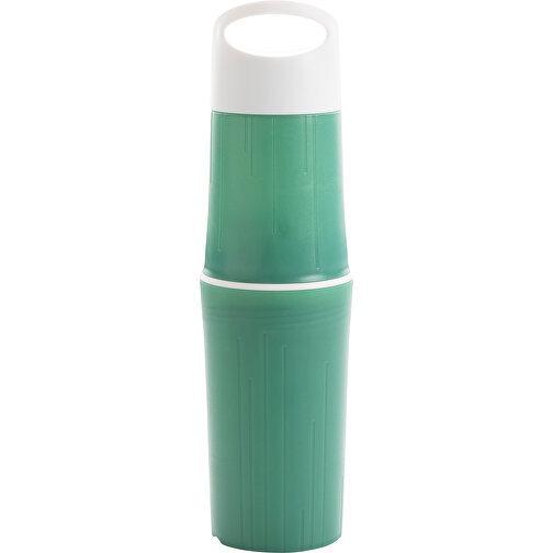BE O Bottle, Wasserflasche Made In EU, Grün , grün, Hart-Polyethylen, 6,10cm x 24,00cm (Länge x Höhe), Bild 4
