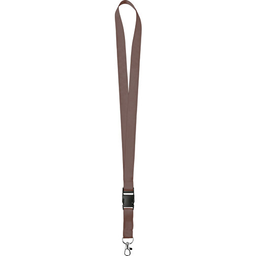 20 Mm Satin Lanyard , vollmilch, Satin, 92,00cm x 2,00cm (Länge x Breite), Bild 1