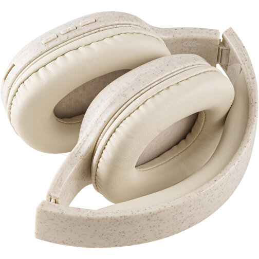 FEYNMAN. Kabellose Kopfhörer Aus Weizenstrohfaser Und ABS , natur, Weizenstrohfaser und ABS, , Bild 3