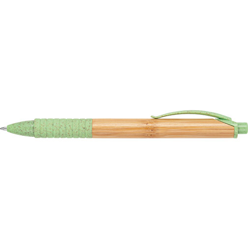 KUMA. Kugelschreiber Aus Bambus , hellgrün, Bambus, , Bild 3