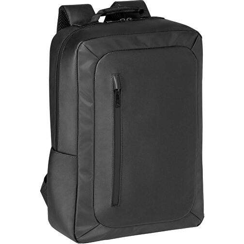 OSASCO. Wasserdichter Laptop-Rucksack 15.6´´ Aus 600D-Polyester , schwarz, 600D, , Bild 1