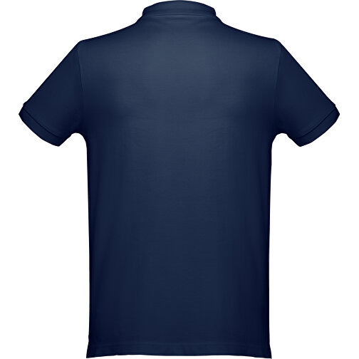 THC DHAKA. Herren Poloshirt , blau, 100% Baumwolle, XXL, 77,50cm x 61,00cm (Länge x Breite), Bild 2