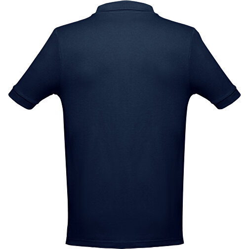 THC ADAM. Kurzarm-Poloshirt Aus Baumwolle Für Herren , blau, 100% Baumwolle, S, 67,50cm x 46,00cm (Länge x Breite), Bild 2
