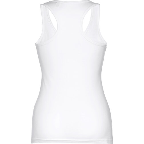 THC TIRANA WH. Ärmelloses Damen-T-Shirt Aus Baumwolle. Farbe Weiss , weiss, 100% Baumwolle, XXL, 70,00cm x 49,50cm (Länge x Breite), Bild 2