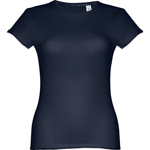 THC SOFIA. Tailliertes Damen-T-Shirt , dunkelblau, 100% Baumwolle, XL, 66,00cm x 50,00cm (Länge x Breite), Bild 1