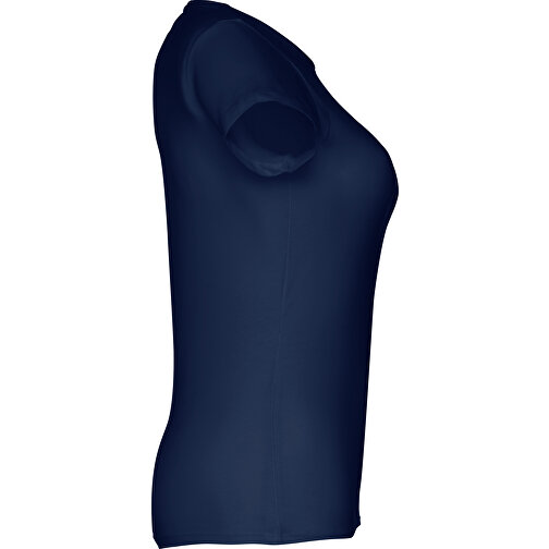 THC SOFIA. Tailliertes Damen-T-Shirt , blau, 100% Baumwolle, XXL, 68,00cm x 53,00cm (Länge x Breite), Bild 3