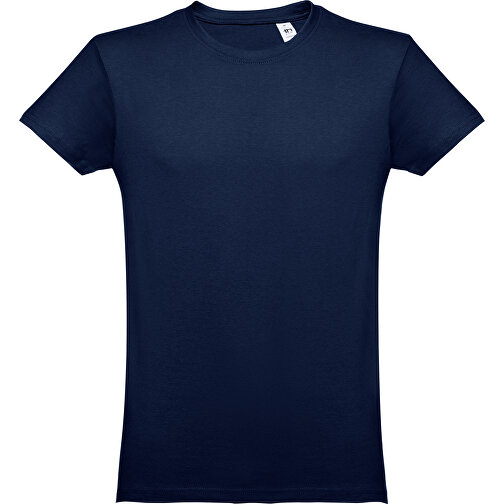 THC LUANDA. Herren-T-Shirt Aus Baumwolle Im Schlauchformat , blau, 100% Baumwolle, XS, 67,00cm x 47,00cm (Länge x Breite), Bild 1