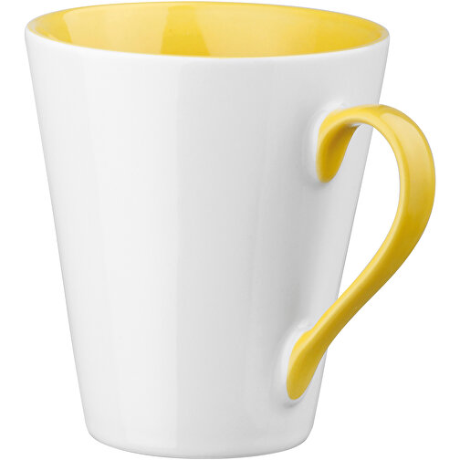 COLBY. Tasse Aus Keramik 320 ML , gelb, Keramik, , Bild 1
