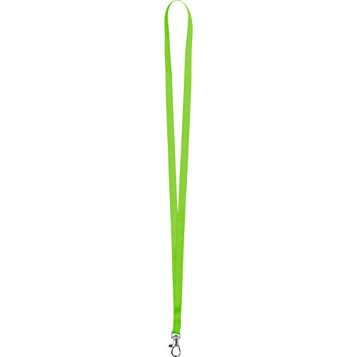 10 Mm Satin Lanyard , apfelgrün, Satin, 90,00cm x 1,00cm (Länge x Breite), Bild 1