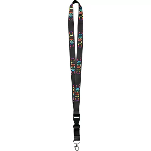 Lanyard en polyester imprimé en 3D, 10 mm, Image 1