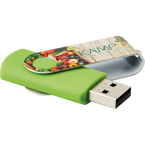 Techmate USB Stick mit allover Druck (4 GB, 2.5 - 6 MB/s, limette, ABS, 20g) als Werbeartikel Auf GIFFITS-WERBEARTIKEL.at | Art.Nr. 443012