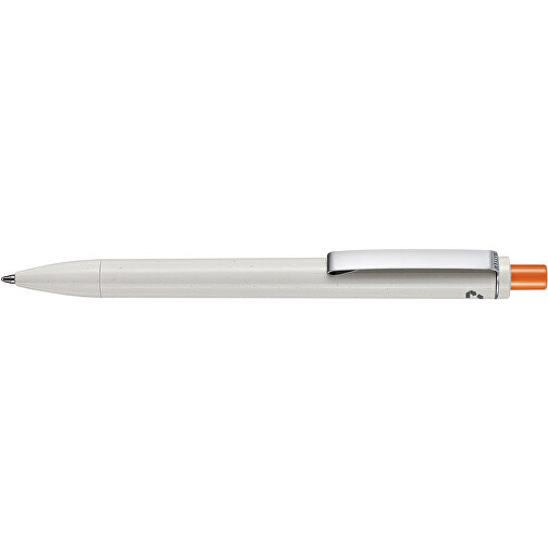 Kugelschreiber EXOS RECYCLED , Ritter-Pen, grau/orange, ABS u. Metall, 14,10cm (Länge), Bild 3