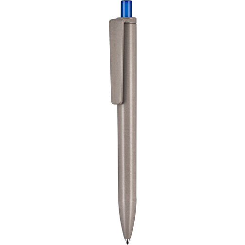 Kugelschreiber ALGO-PEN , Ritter-Pen, natur/royalblau, Algoblend PLA-ENP 20-002, 14,50cm (Länge), Bild 1