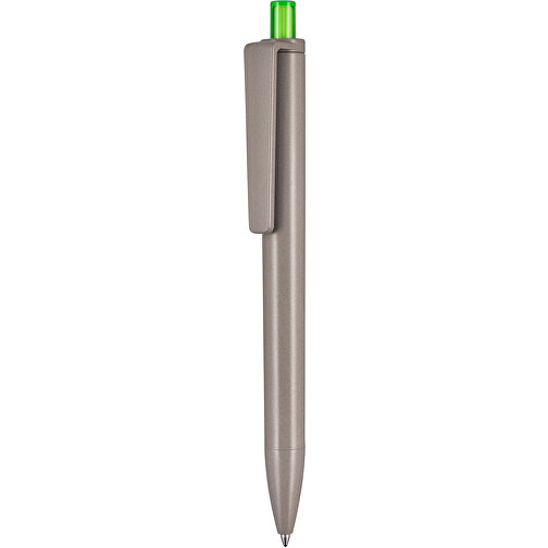 Kugelschreiber ALGO-PEN , Ritter-Pen, natur/grasgrün, Algoblend PLA-ENP 20-002, 14,50cm (Länge), Bild 1