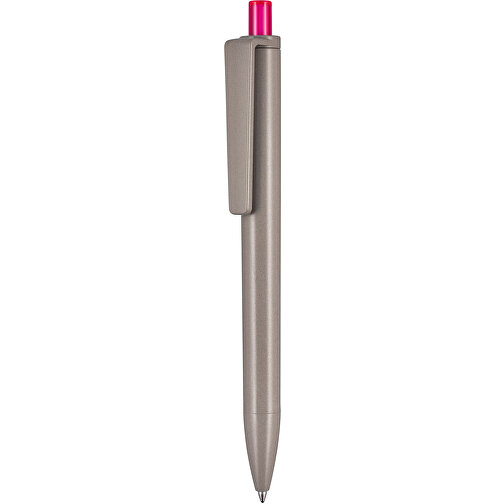 Kugelschreiber ALGO-PEN , Ritter-Pen, natur/magenta-pink, Algoblend PLA-ENP 20-002, 14,50cm (Länge), Bild 1