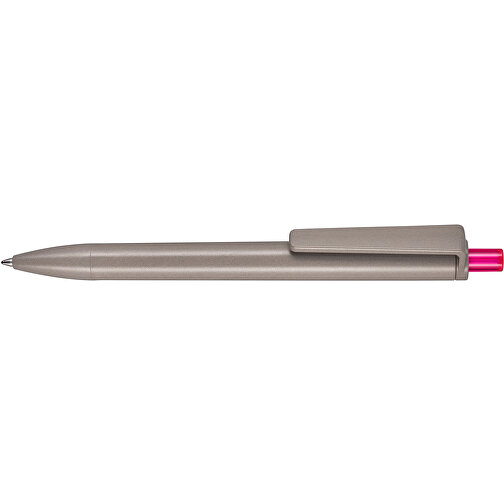 Kugelschreiber ALGO-PEN , Ritter-Pen, natur/magenta-pink, Algoblend PLA-ENP 20-002, 14,50cm (Länge), Bild 3