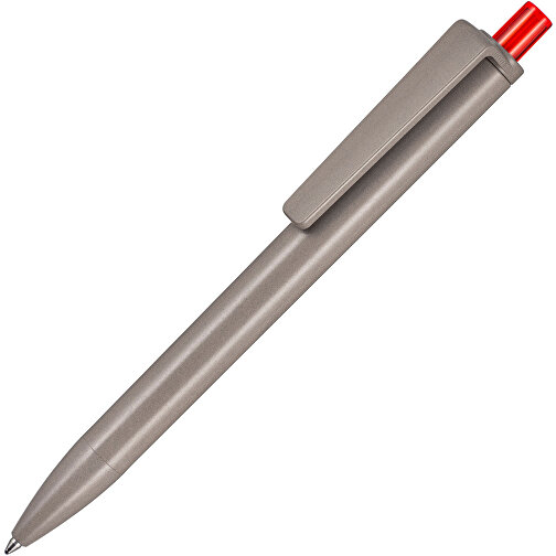Kugelschreiber ALGO-PEN , Ritter-Pen, natur/feuerrot, Algoblend PLA-ENP 20-002, 14,50cm (Länge), Bild 2