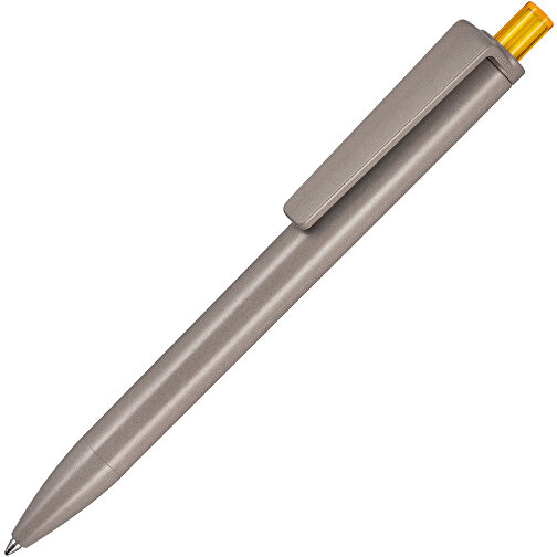 Kugelschreiber ALGO-PEN , Ritter-Pen, natur/mangogelb, Algoblend PLA-ENP 20-002, 14,50cm (Länge), Bild 2