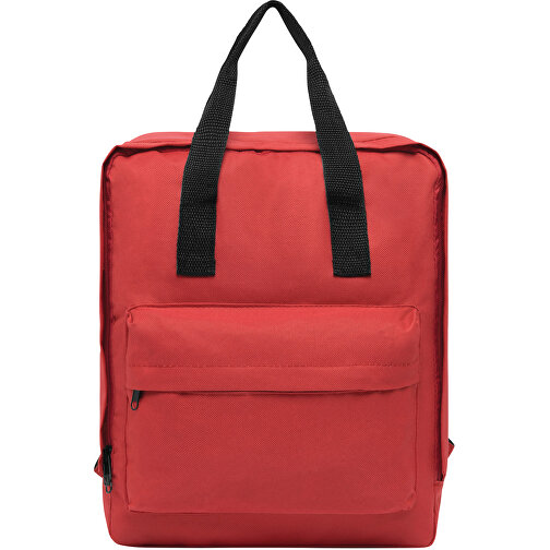 Rucksack HIP , rot, 600D Polyester, 34,50cm x 9,50cm x 28,00cm (Länge x Höhe x Breite), Bild 2