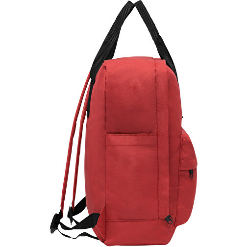 Rucksack HIP , rot, 600D Polyester, 34,50cm x 9,50cm x 28,00cm (Länge x Höhe x Breite), Bild 4