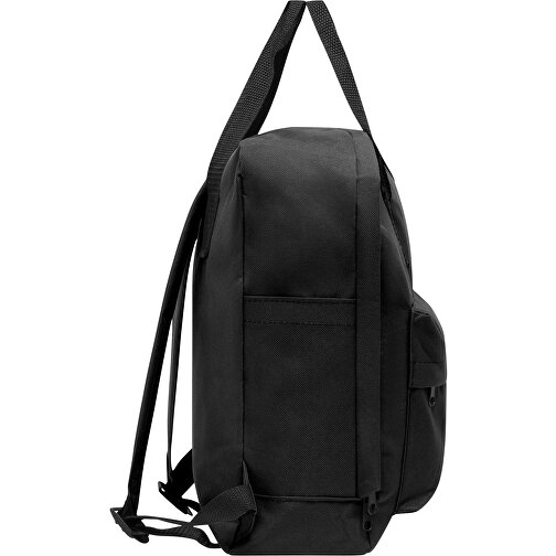 Rucksack HIP , schwarz, 600D Polyester, 34,50cm x 9,50cm x 28,00cm (Länge x Höhe x Breite), Bild 4