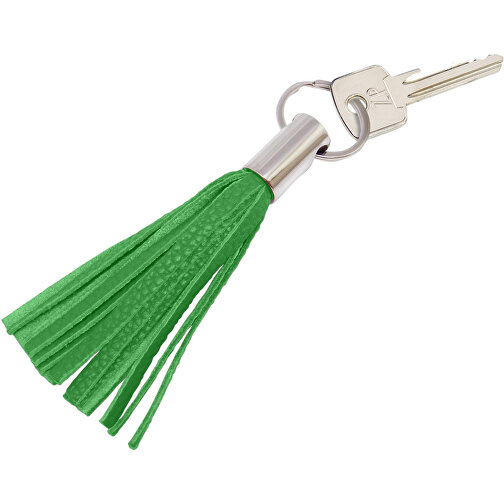 Schlüsselanhänger , hellgrün, Donato Rindleder, 11,00cm x 2,00cm (Länge x Breite), Bild 1