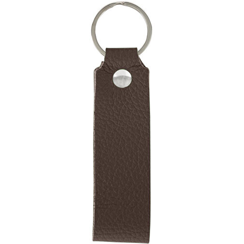 Schlüsselanhänger , braun, Donato Rindleder, 12,50cm x 3,00cm (Länge x Breite), Bild 1